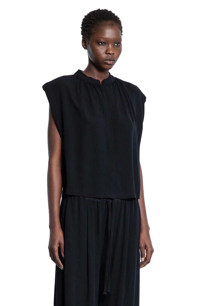 Sleeveless Viscose Jersey Blouse - Antonioli.eu