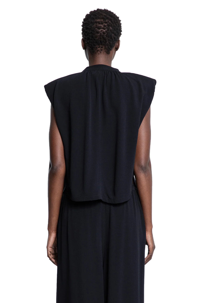 Sleeveless Viscose Jersey Blouse - Antonioli.eu