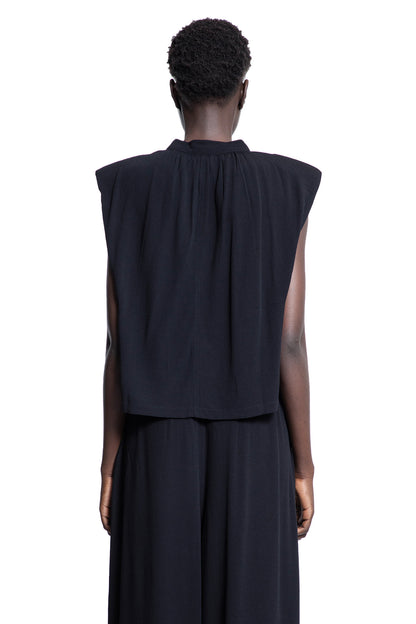 THOM KROM WOMAN BLACK VESTS