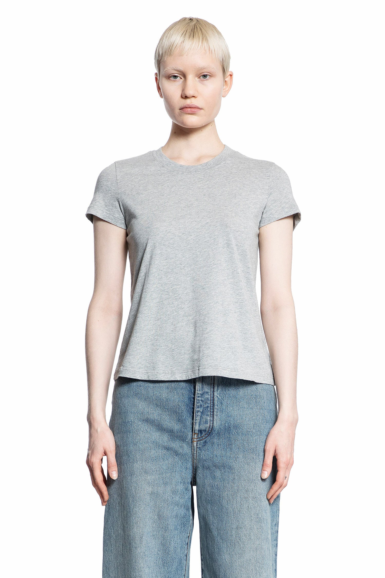 JAMES PERSE WOMAN GREY T-SHIRTS