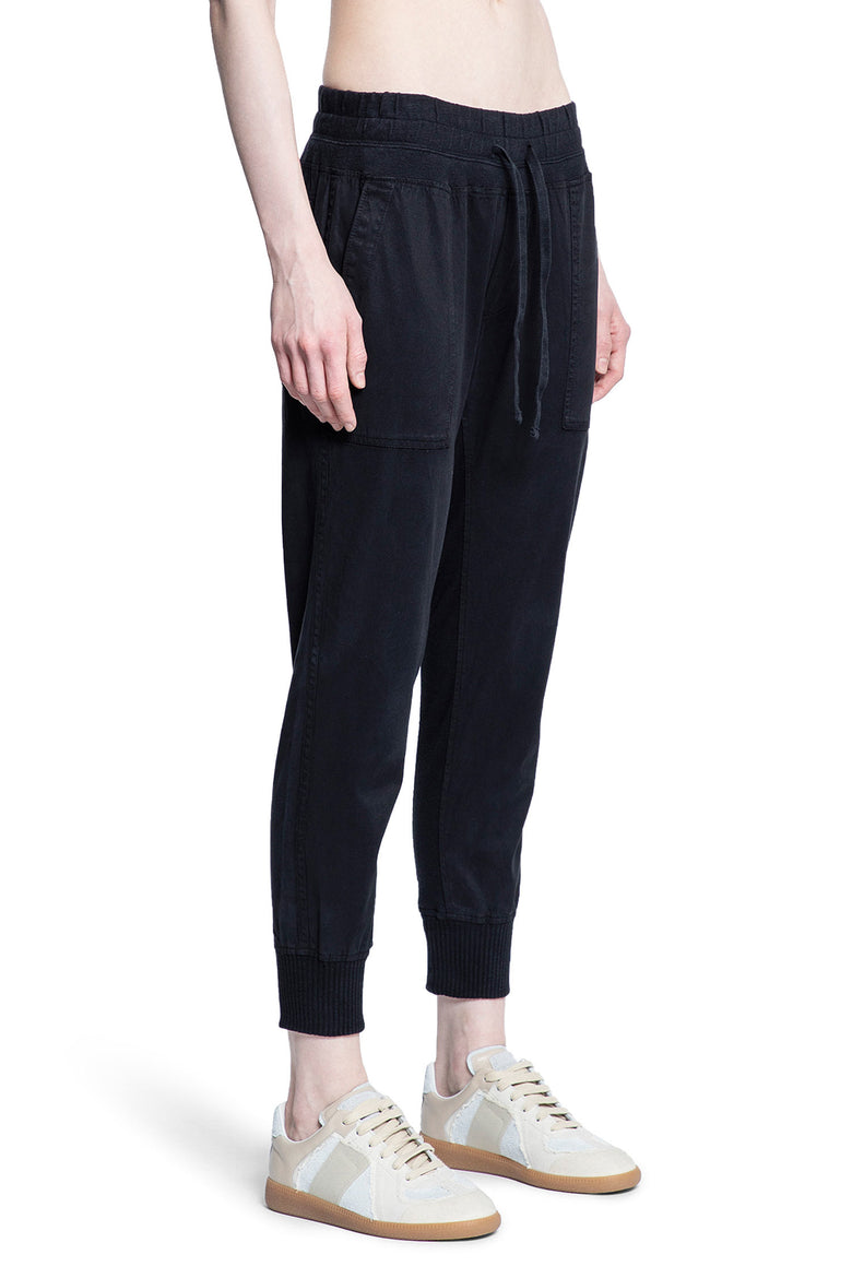 JAMES PERSE WOMAN BLACK TROUSERS