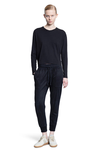 JAMES PERSE WOMAN BLACK TROUSERS