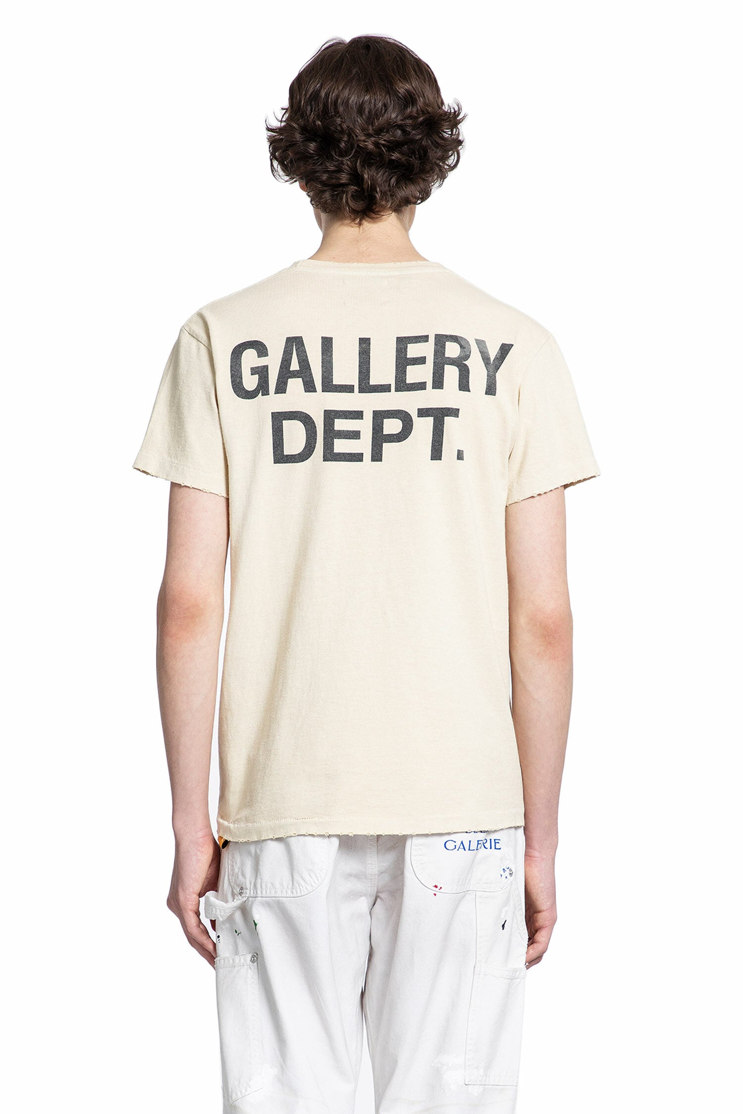 GALLERY DEPT. MAN OFF-WHITE T-SHIRTS & TANK TOPS