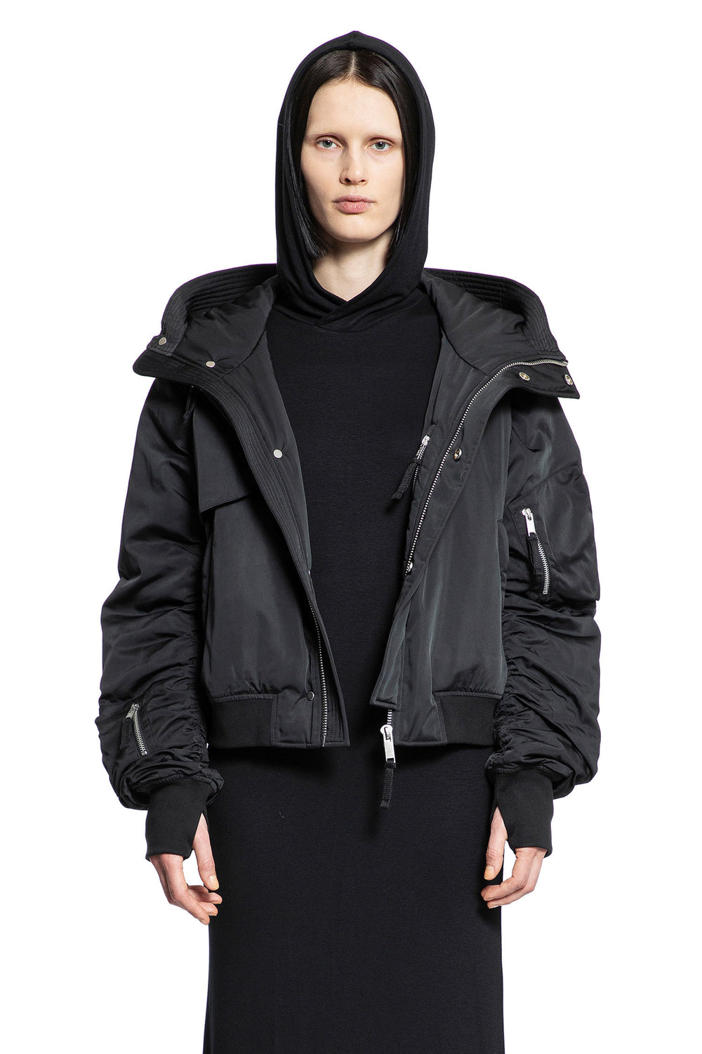 THOM KROM WOMAN BLACK JACKETS