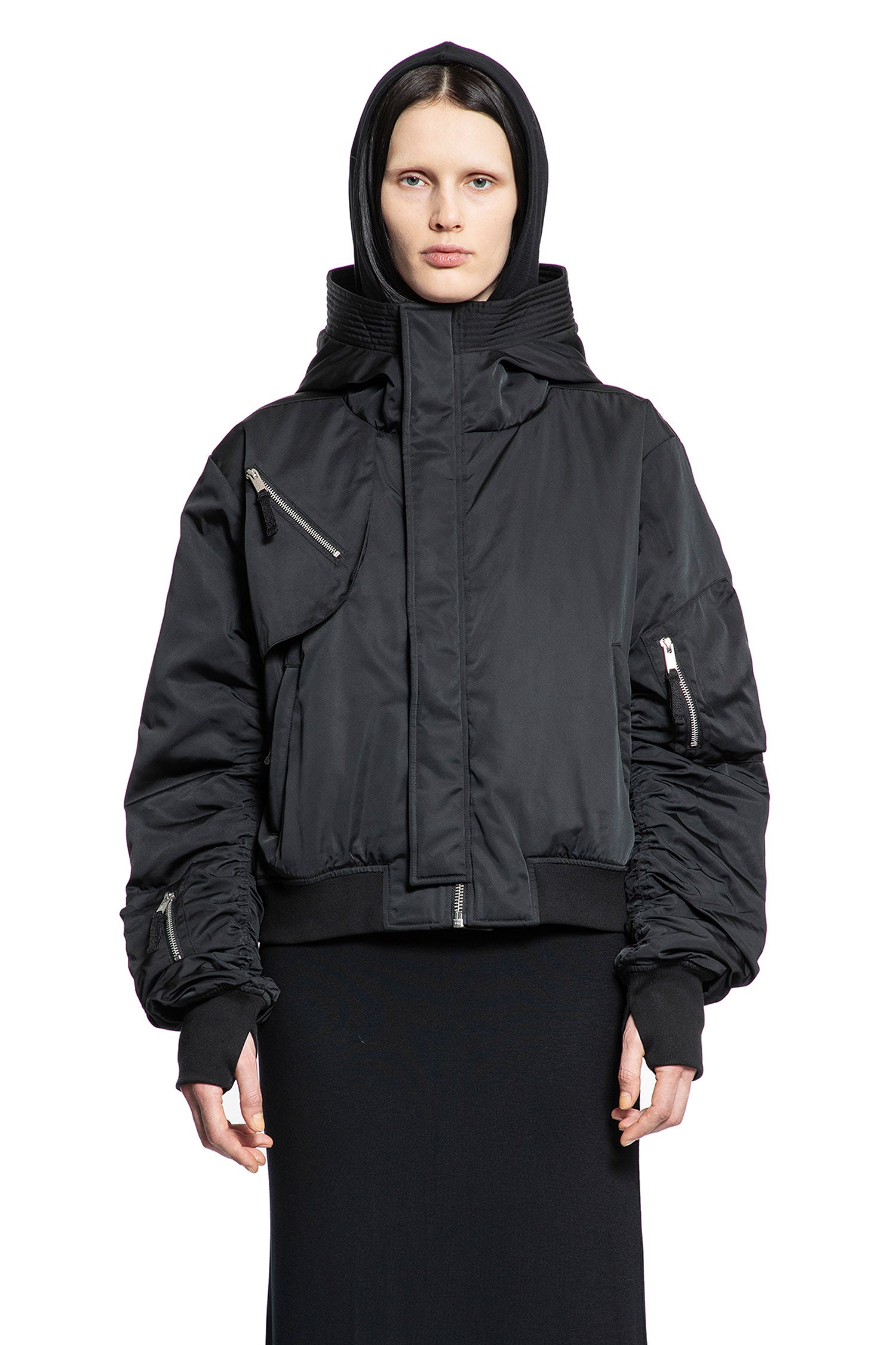 THOM KROM WOMAN BLACK JACKETS