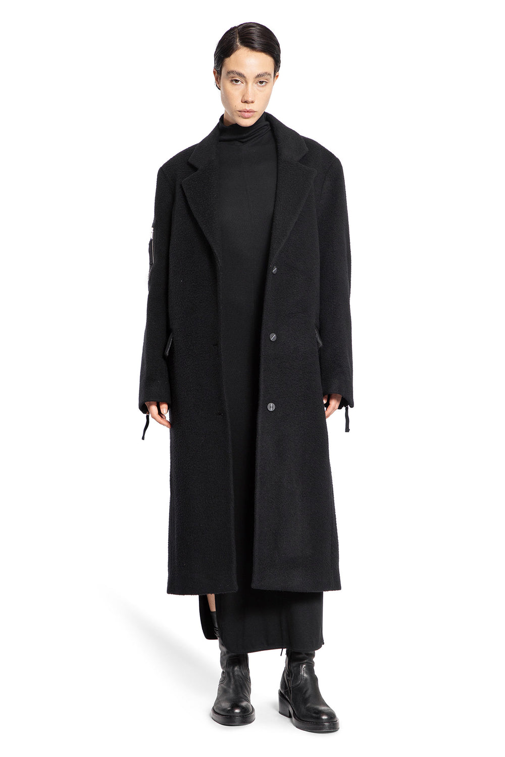 THOM KROM WOMAN BLACK COATS