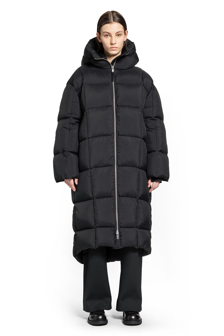 Hooded Nylon Down Coat