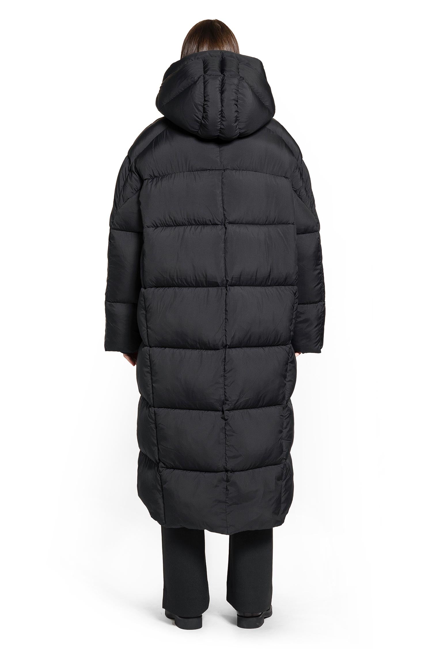 Hooded Nylon Down Coat