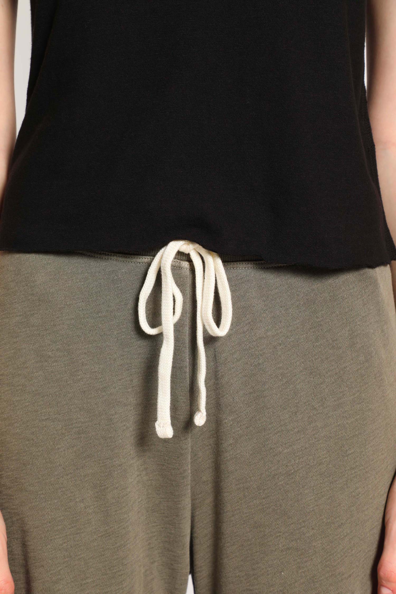Slub Jersey Shrunken Tee