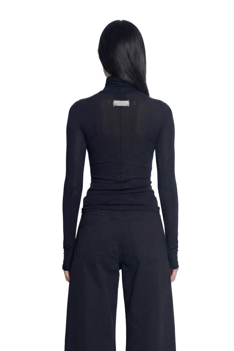 Super High Neck L/S Top