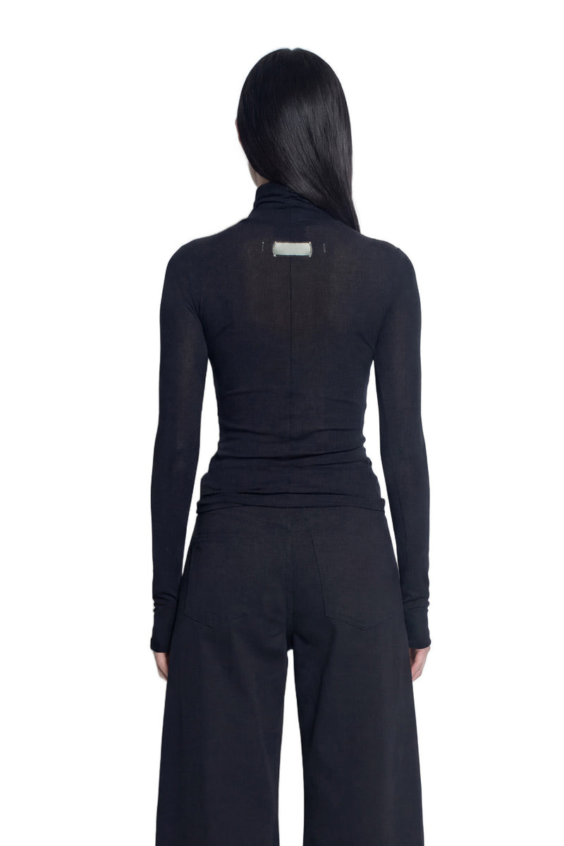 Super High Neck L/S Top