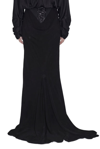 Lace-Up Corset Mermaid Skirt