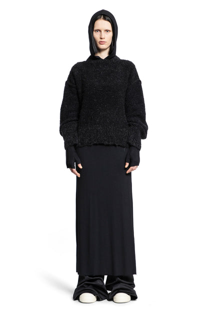 THOM KROM WOMAN BLACK KNITWEAR