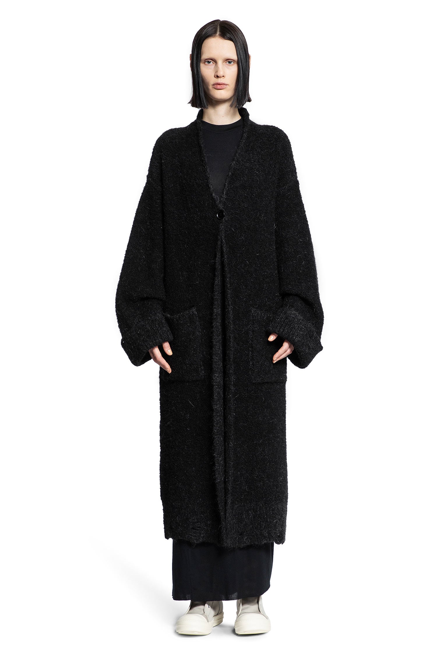 THOM KROM WOMAN BLACK COATS