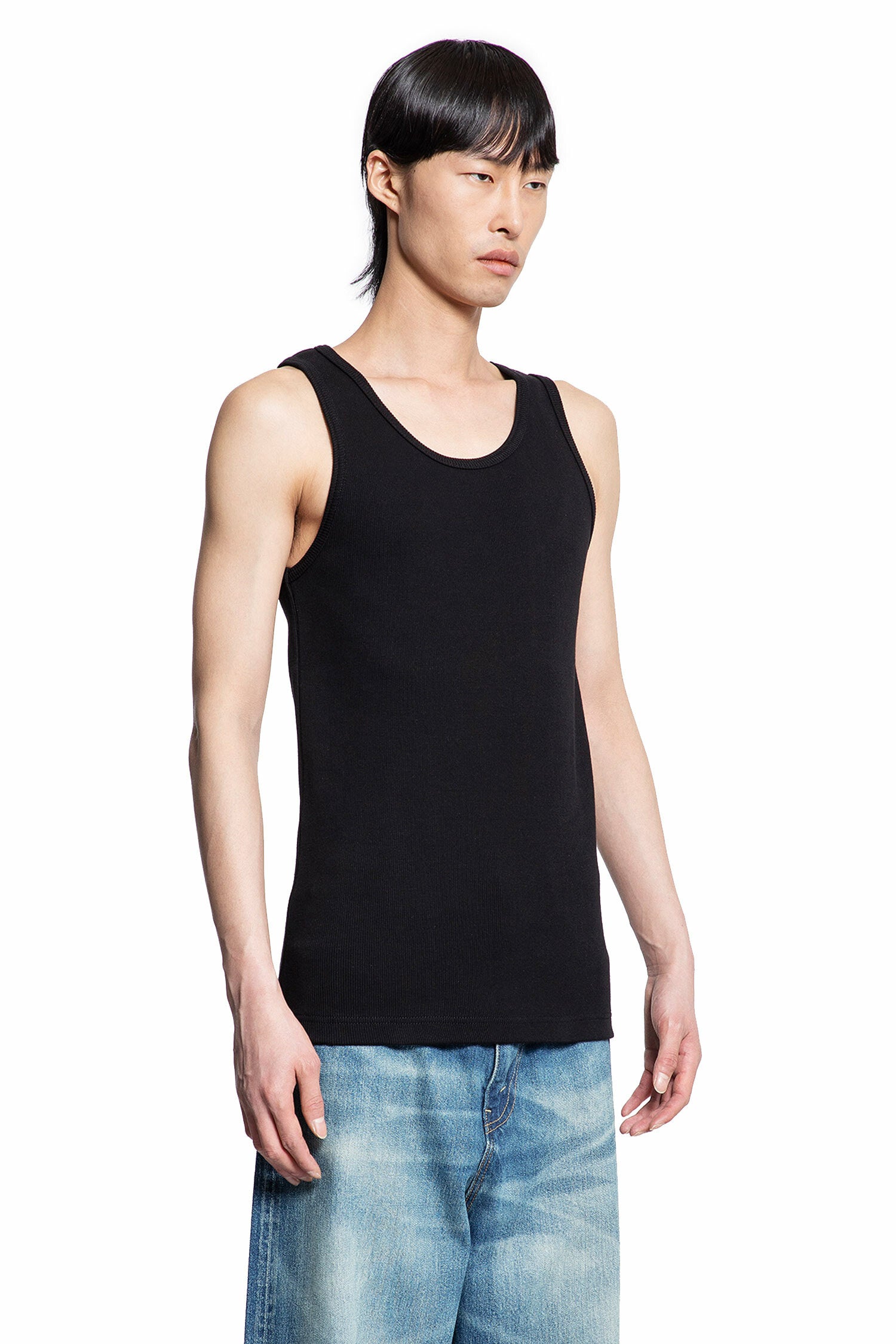 JUNYA WATANABE MAN BLACK T-SHIRTS