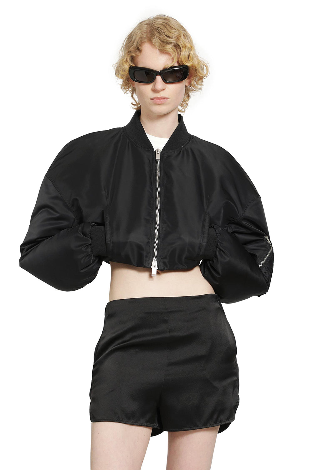 NVL GARDE Cropped Bomber woman