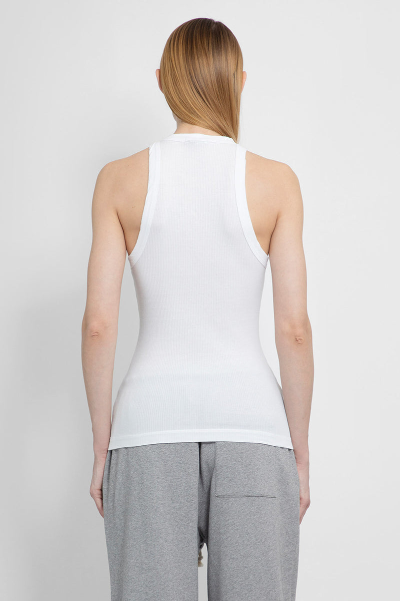 JAMES PERSE WOMAN WHITE TANK TOPS - JAMES PERSE - TANK TOPS