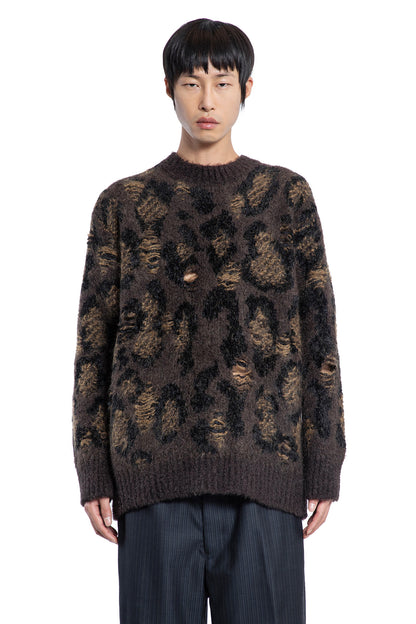 JUNYA WATANABE MAN BROWN KNITWEAR