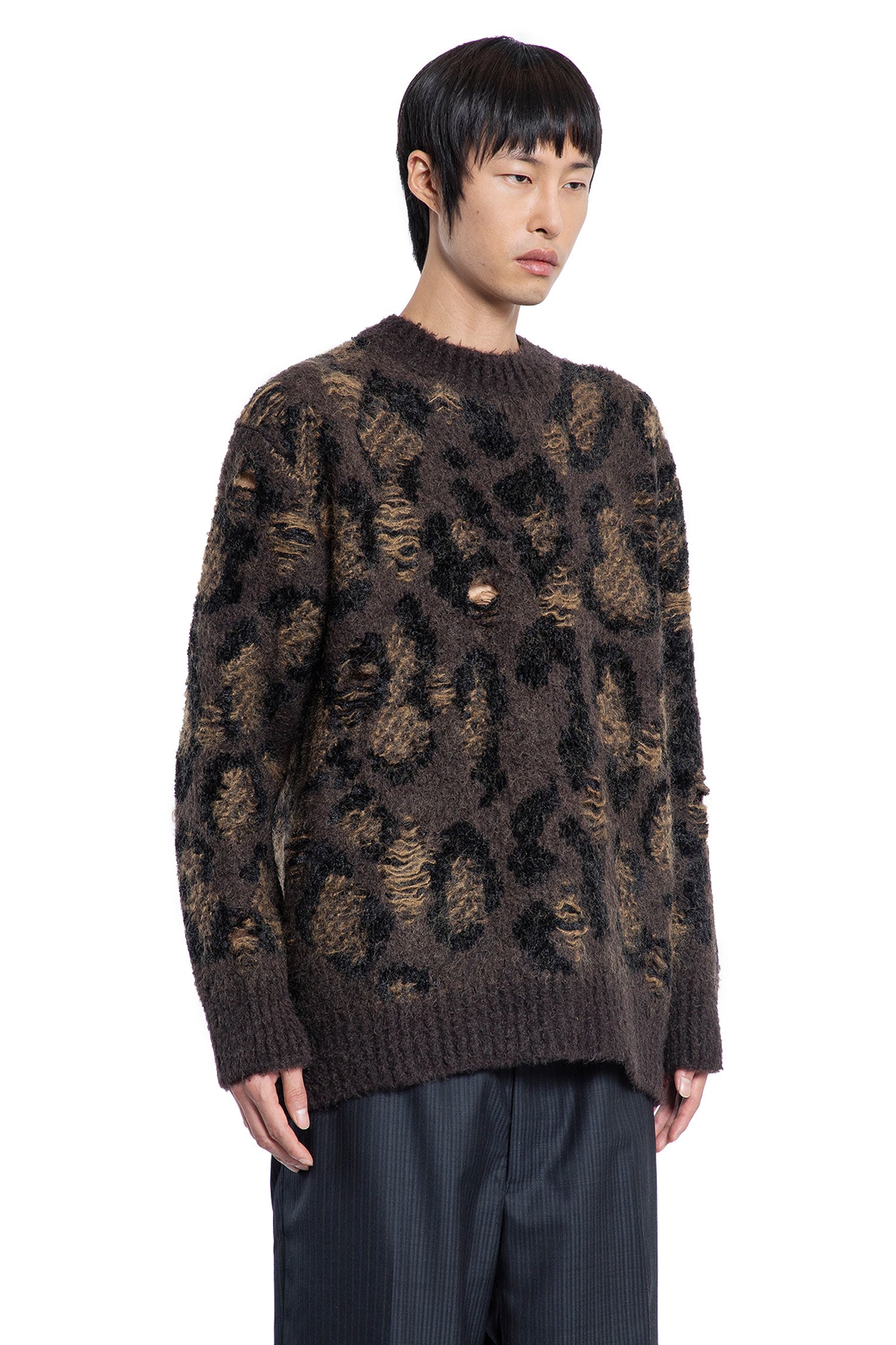 JUNYA WATANABE MAN BROWN KNITWEAR