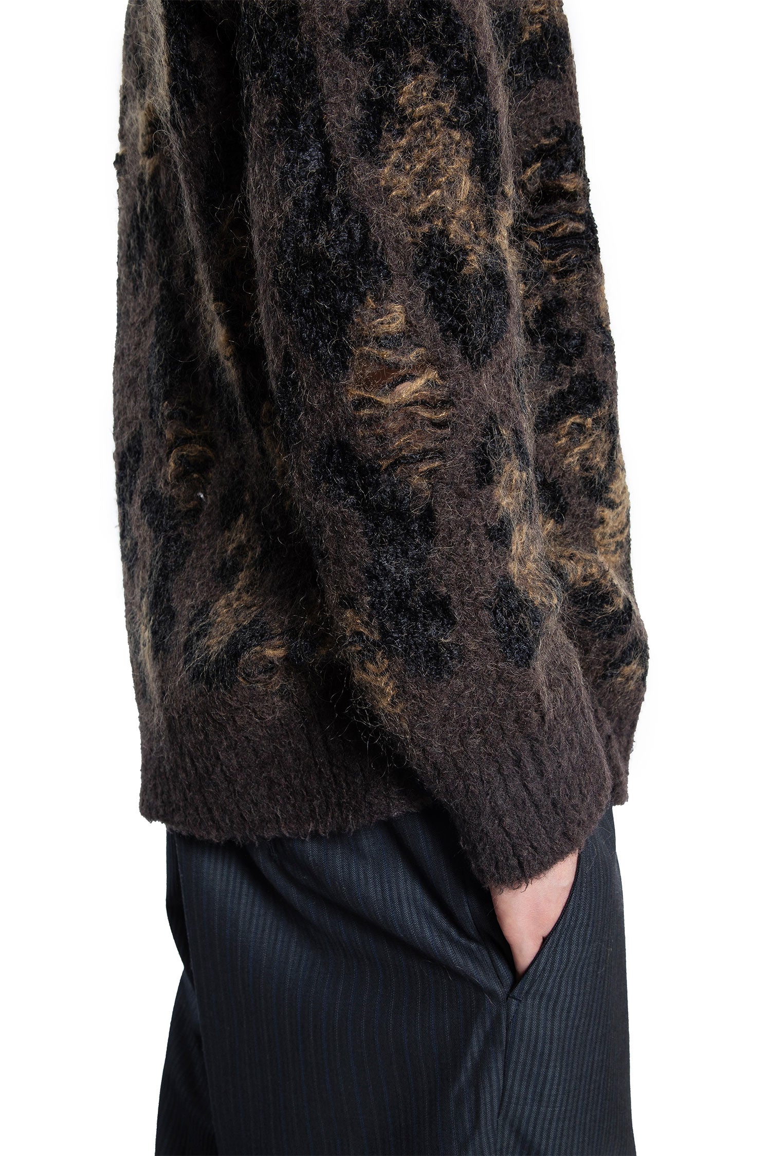 JUNYA WATANABE MAN BROWN KNITWEAR