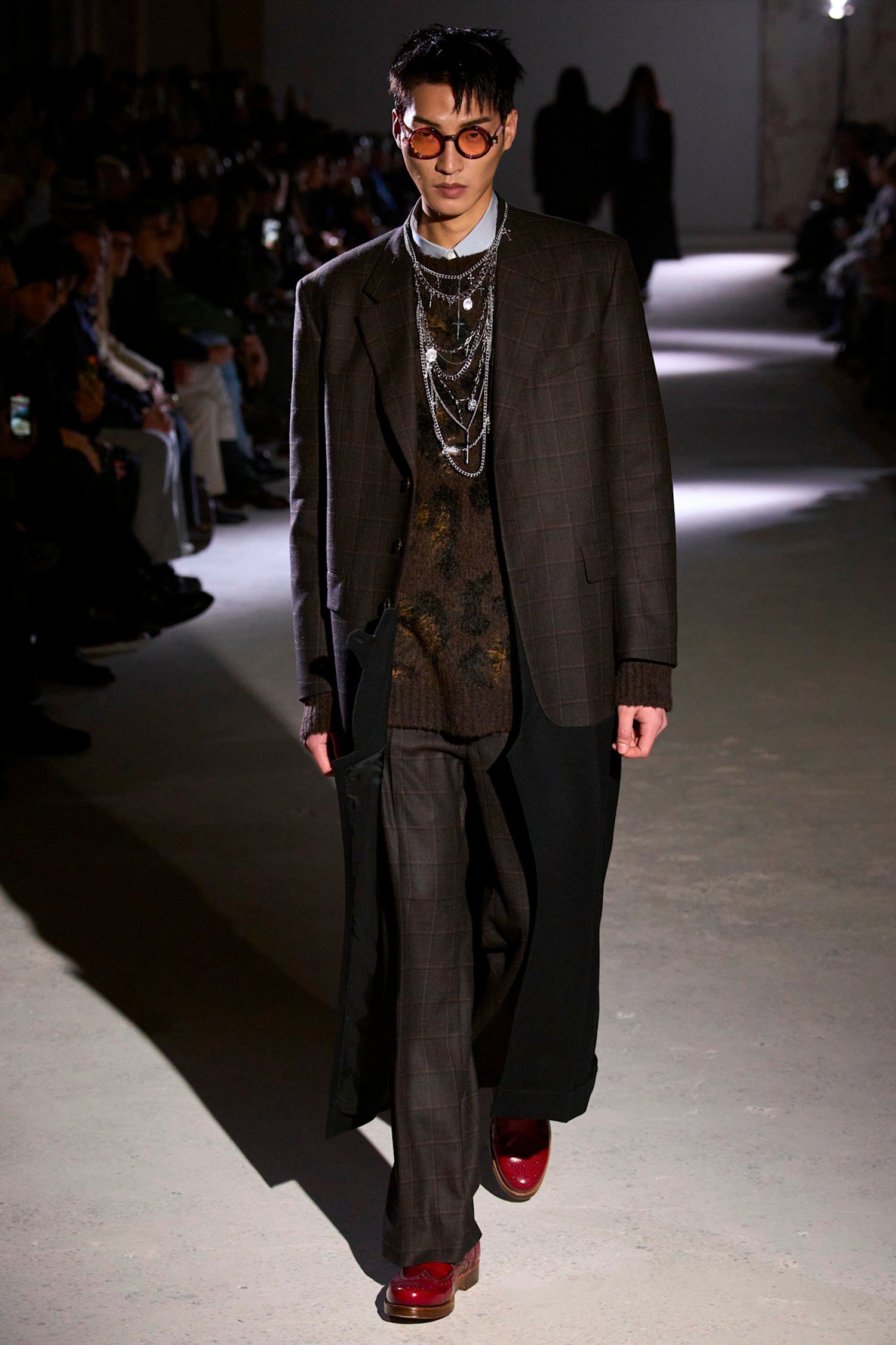 JUNYA WATANABE MAN BROWN KNITWEAR