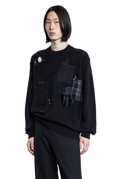 JUNYA WATANABE MAN BLACK SWEATSHIRTS