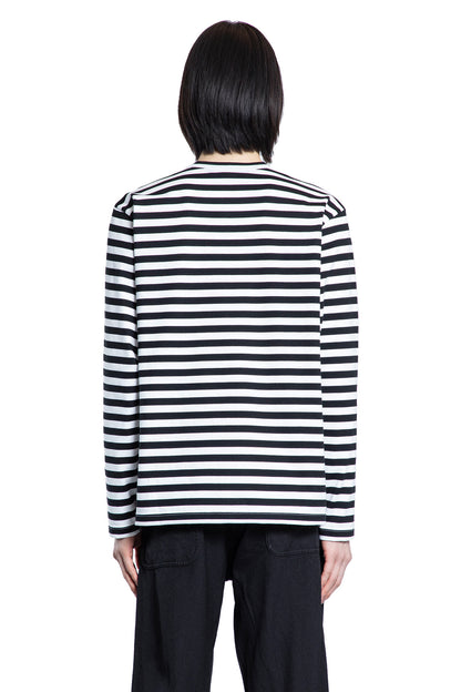 JUNYA WATANABE MAN BLACK&WHITE T-SHIRTS & TANK TOPS