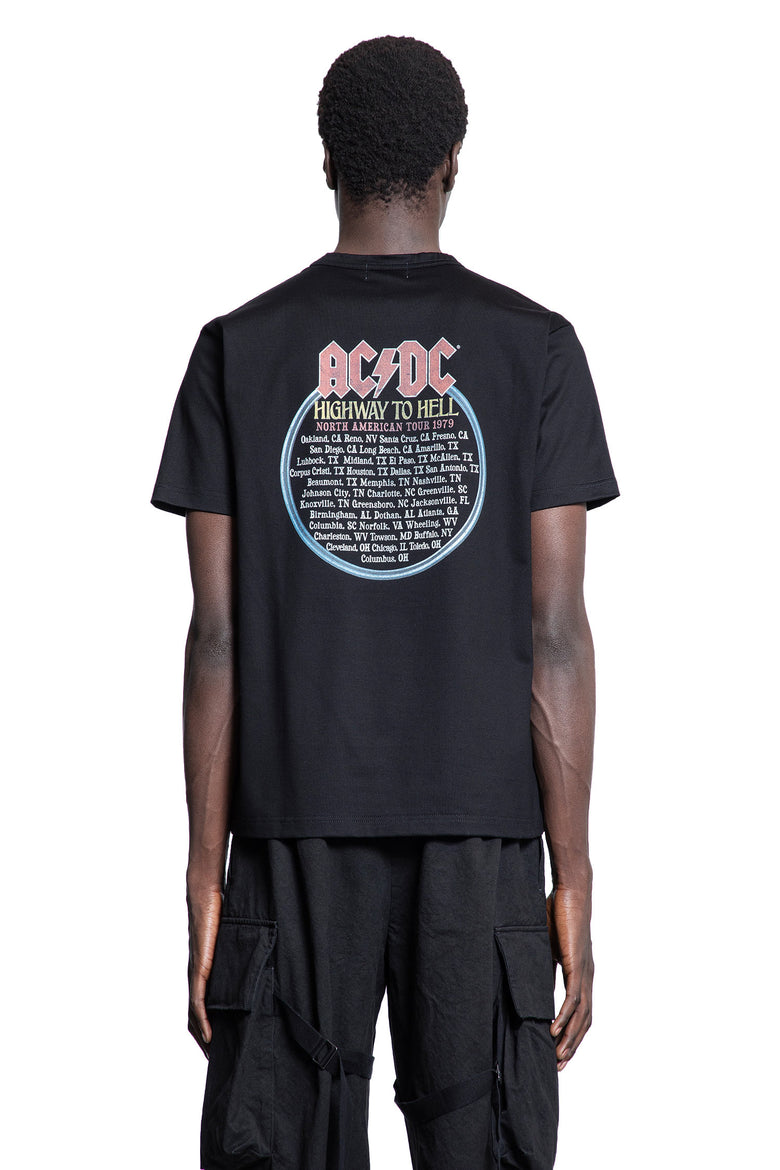 JUNYA WATANABE MAN BLACK T-SHIRTS & TANK TOPS