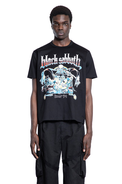 JUNYA WATANABE MAN BLACK T-SHIRTS & TANK TOPS