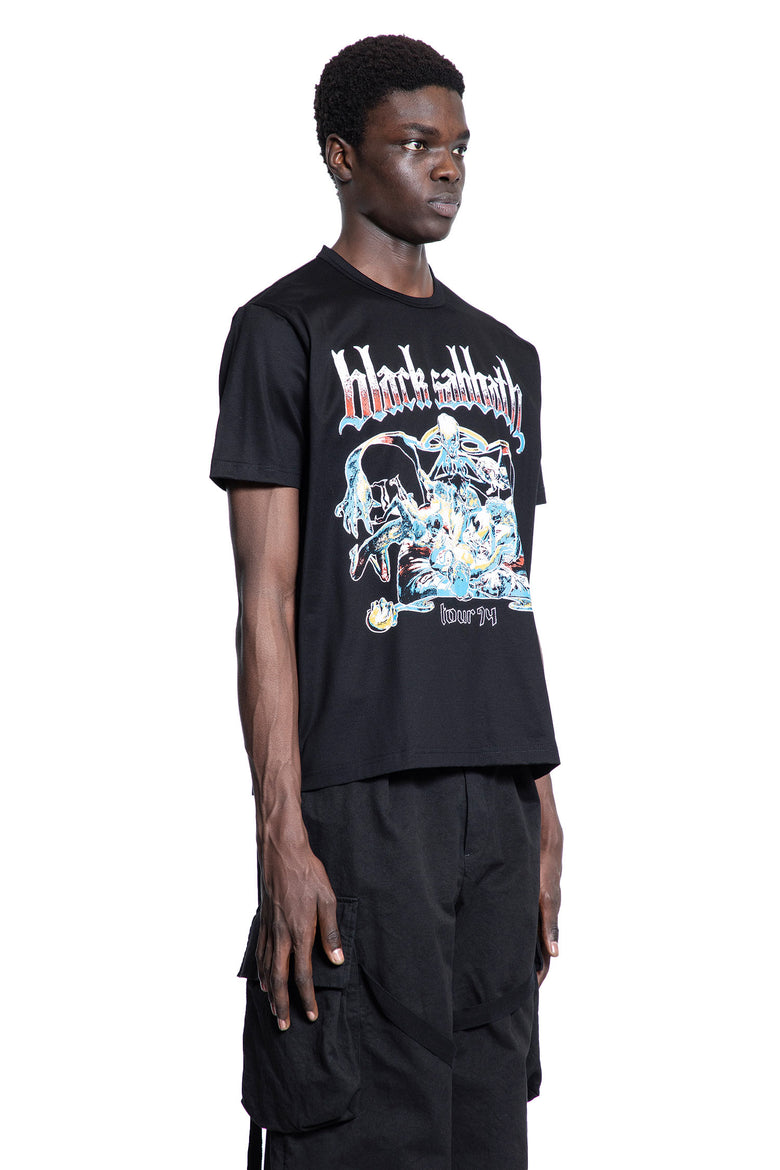 JUNYA WATANABE MAN BLACK T-SHIRTS & TANK TOPS