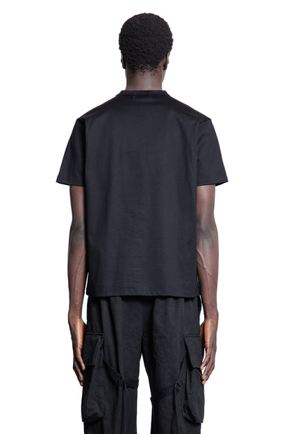 JUNYA WATANABE MAN BLACK T-SHIRTS & TANK TOPS