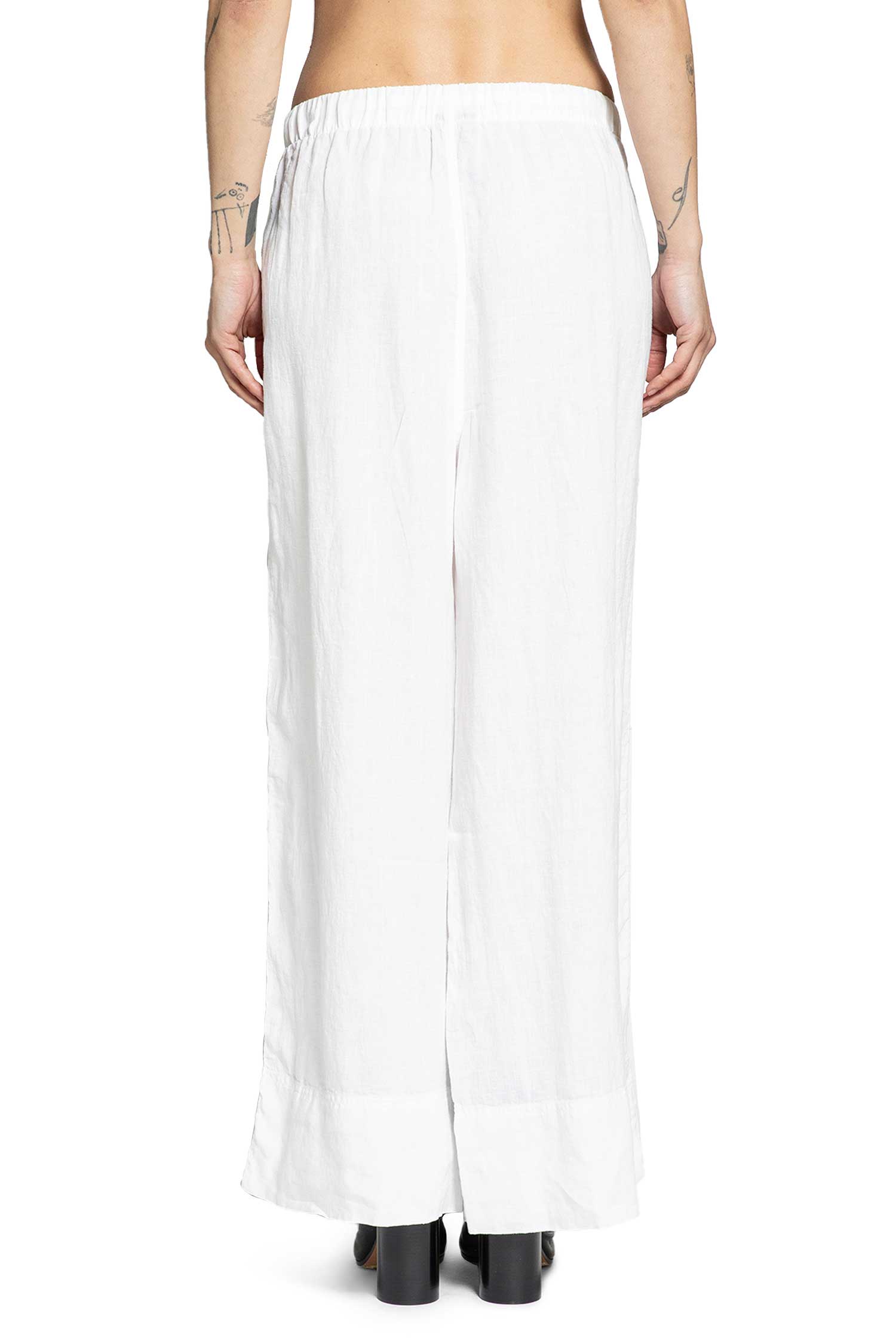 Cropped Wide Leg Trousers