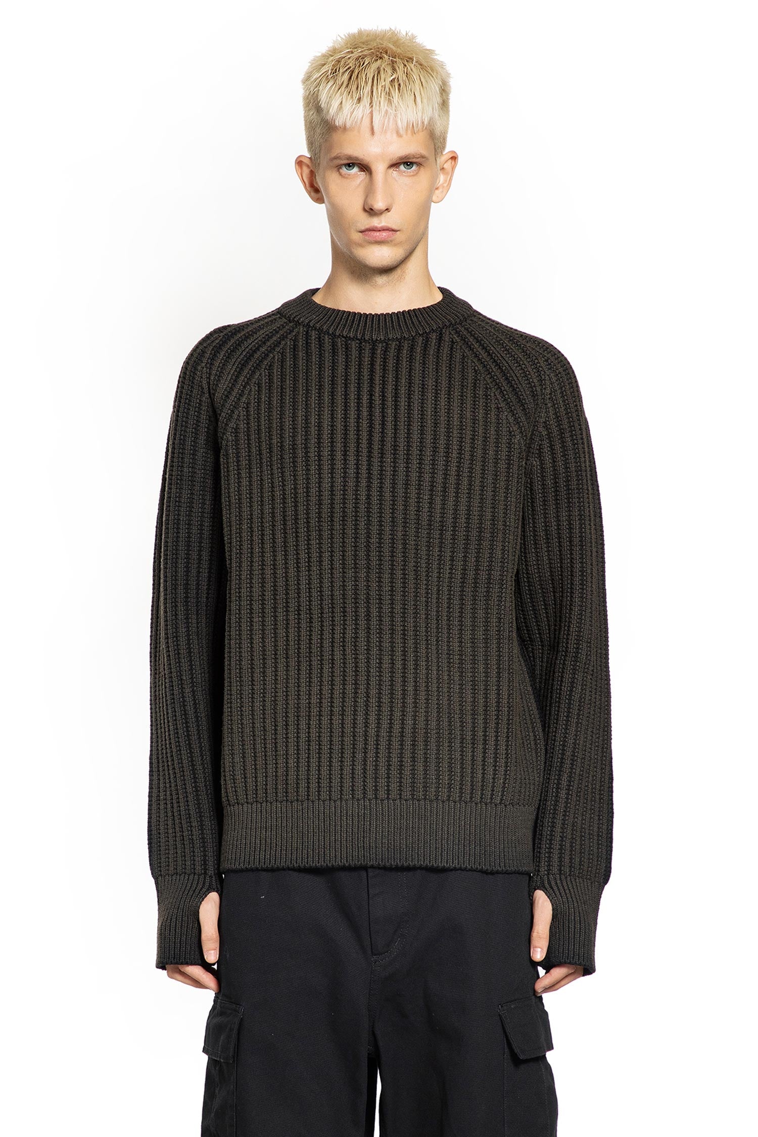JUNYA WATANABE MAN BLACK KNITWEAR