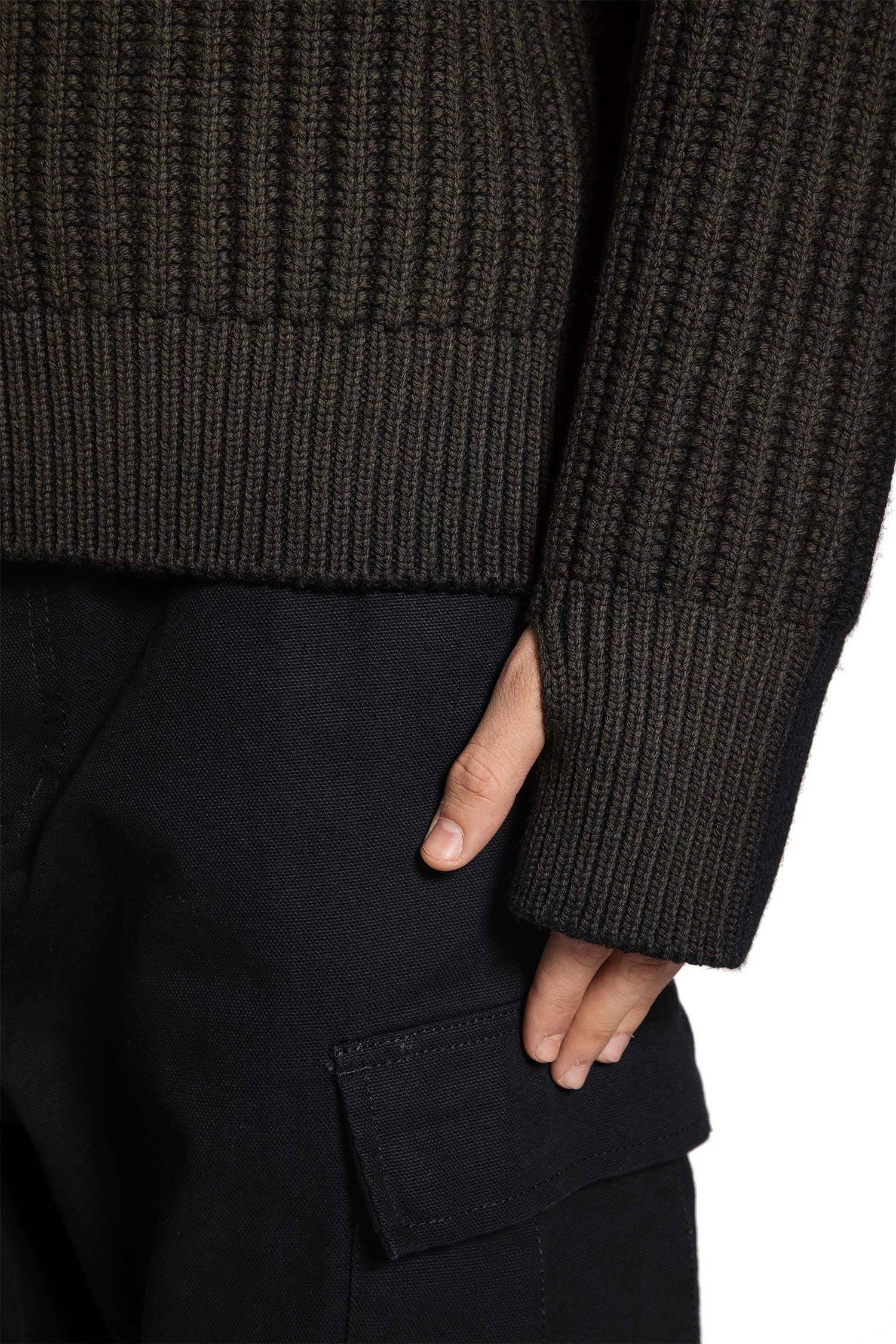 JUNYA WATANABE MAN BLACK KNITWEAR