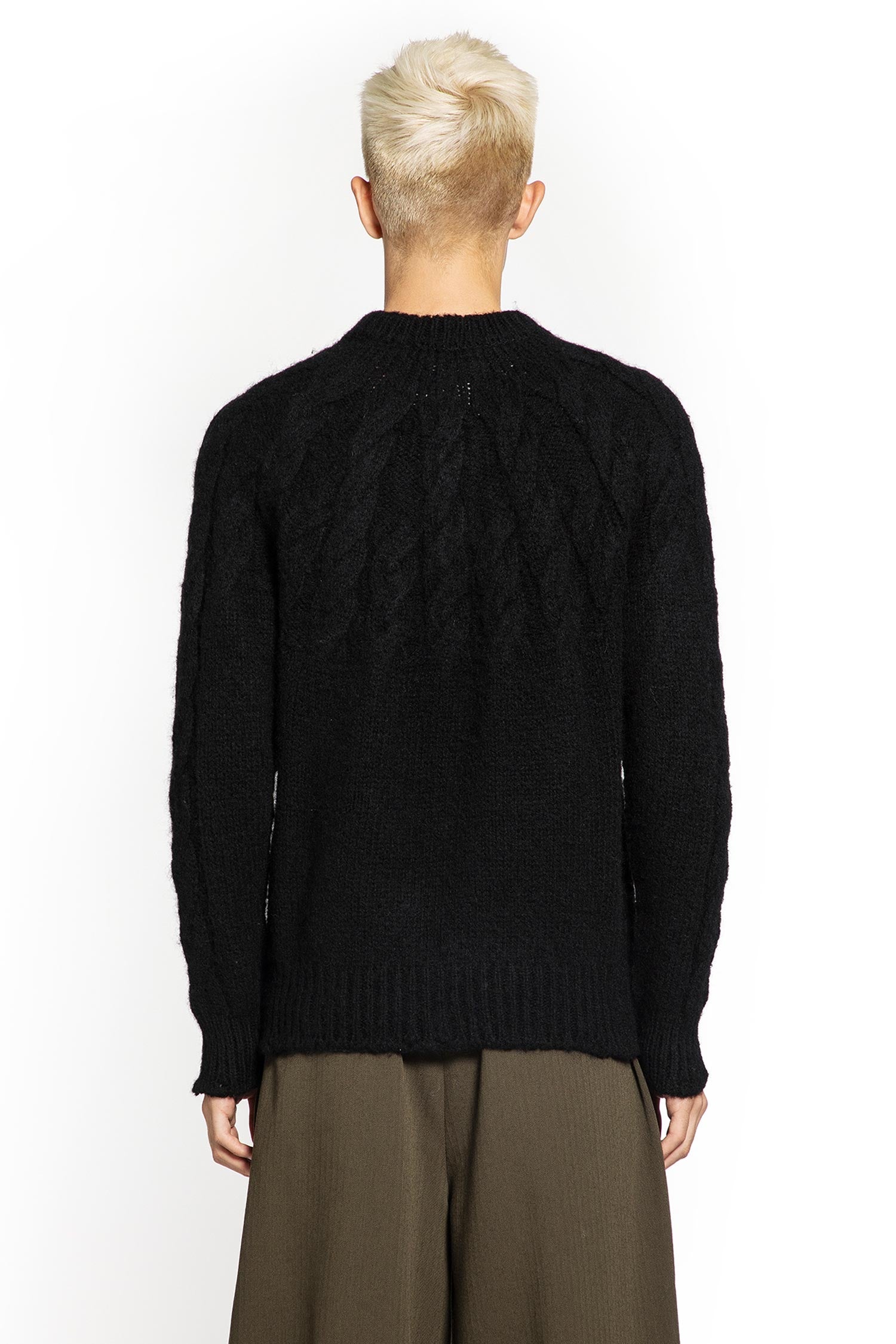 JUNYA WATANABE MAN BLACK KNITWEAR