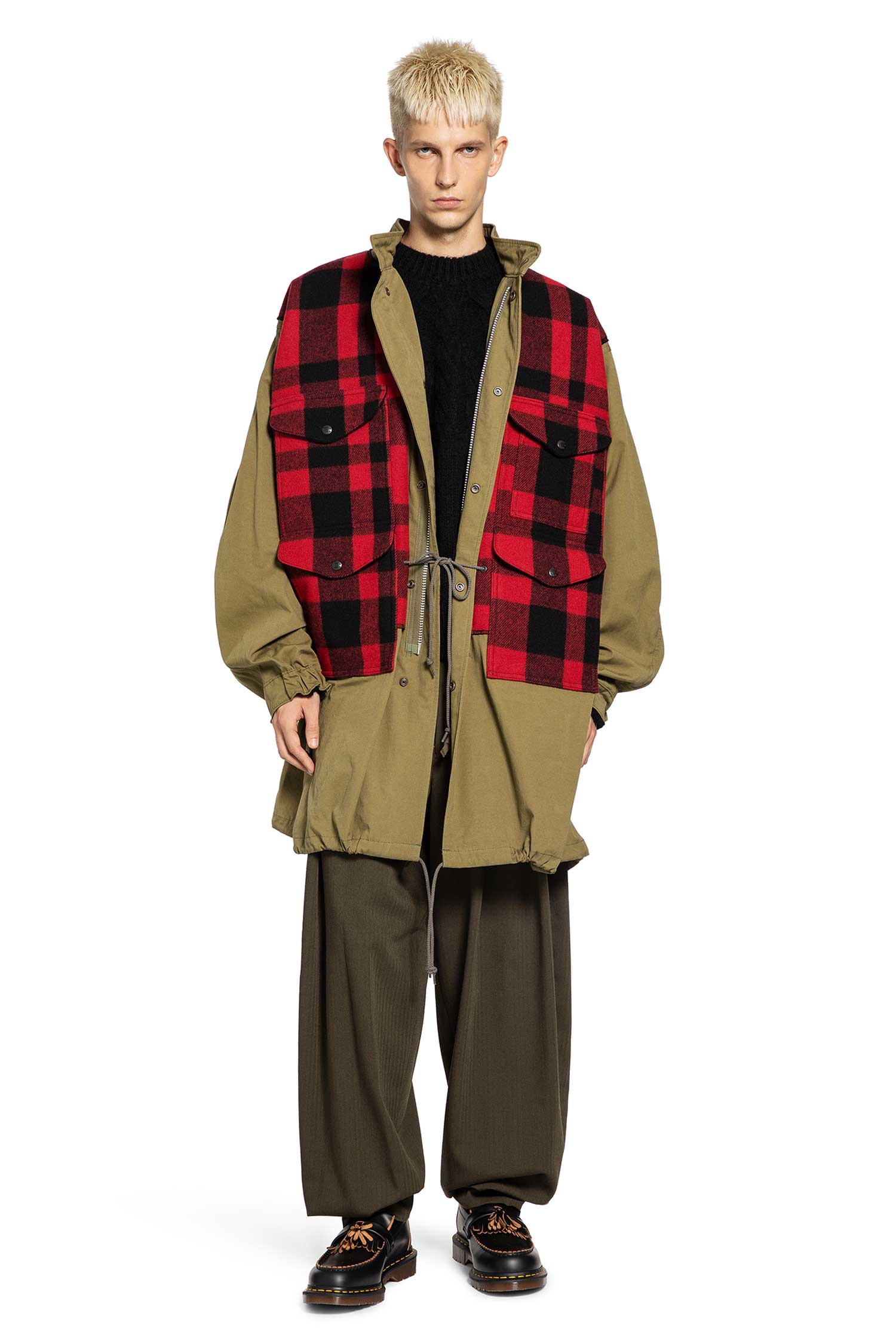 JUNYA WATANABE MAN BLACK KNITWEAR