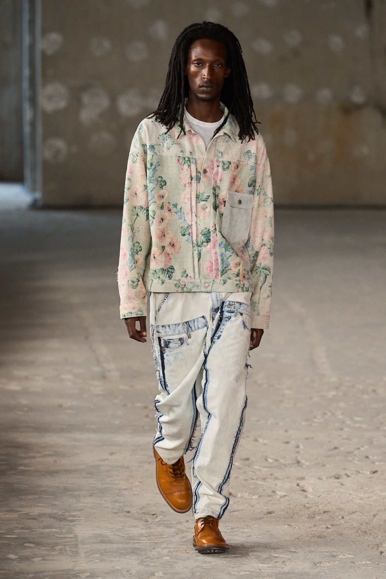JUNYA WATANABE Junya Watanabe X Levi's Flower Print Jacket man