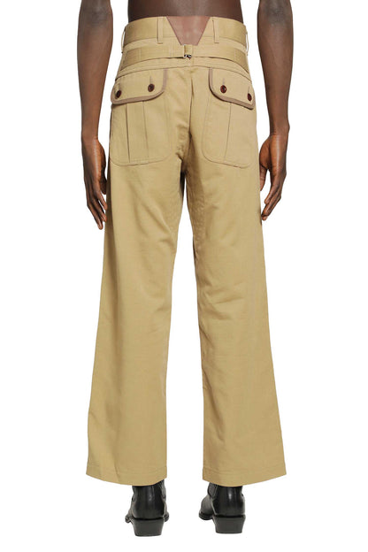 Cotton Wool Flared Trousers