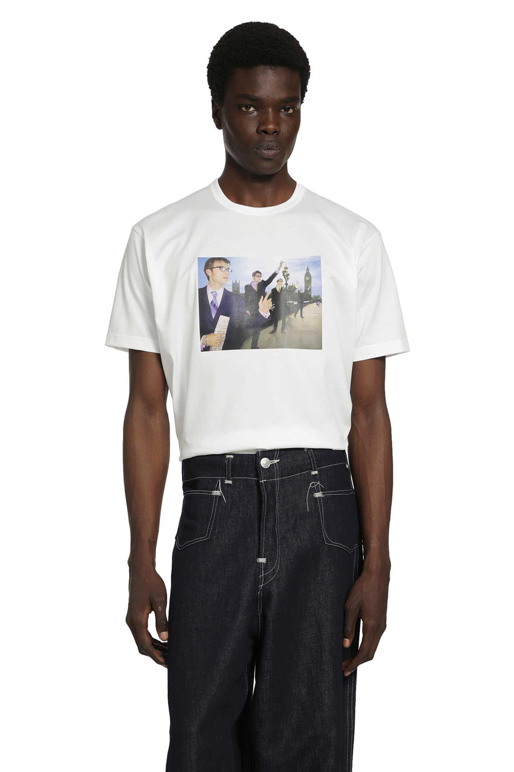 JUNYA WATANABE The Face Blur T-Shirt man