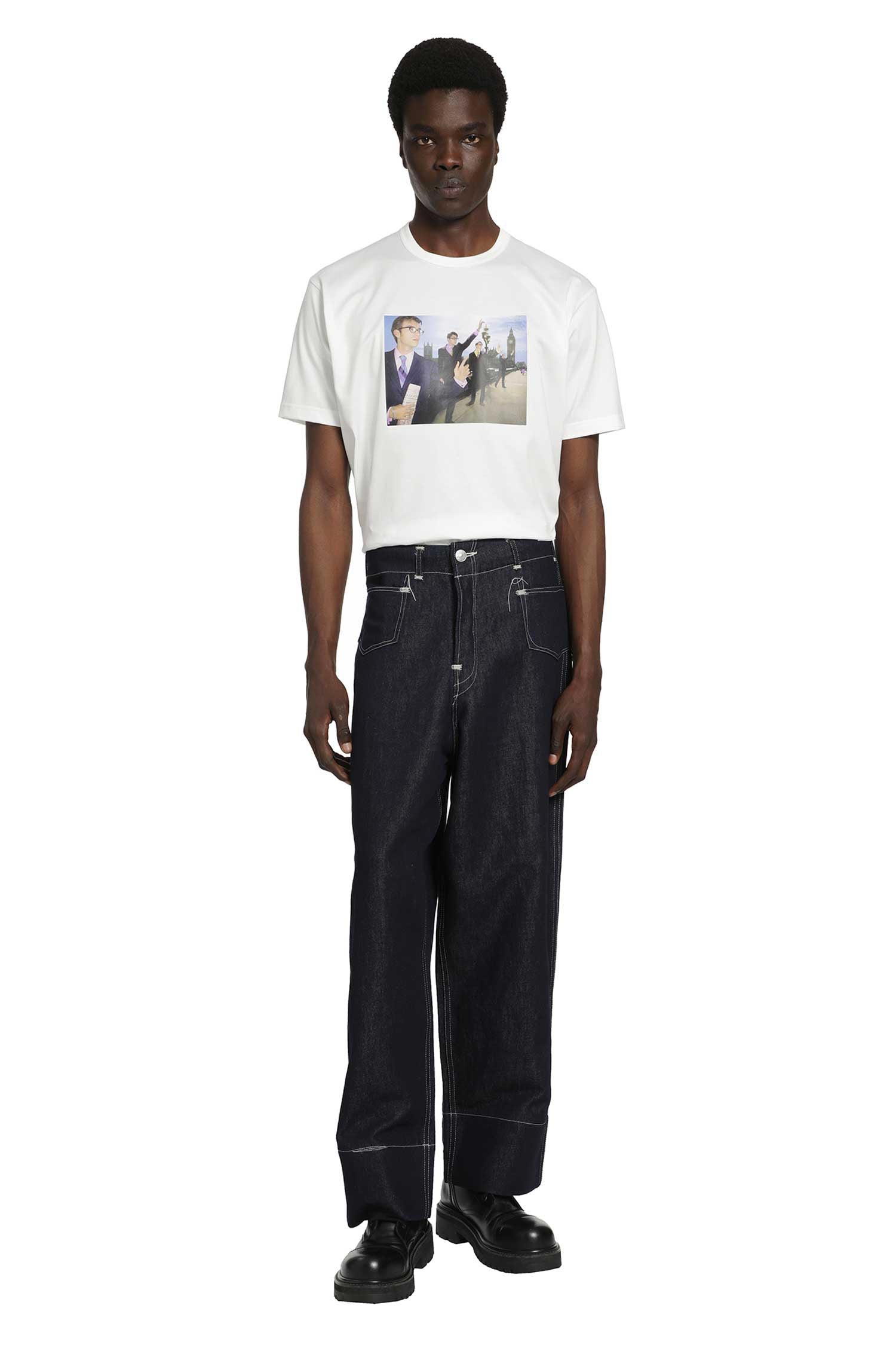 JUNYA WATANABE The Face Blur T-Shirt man