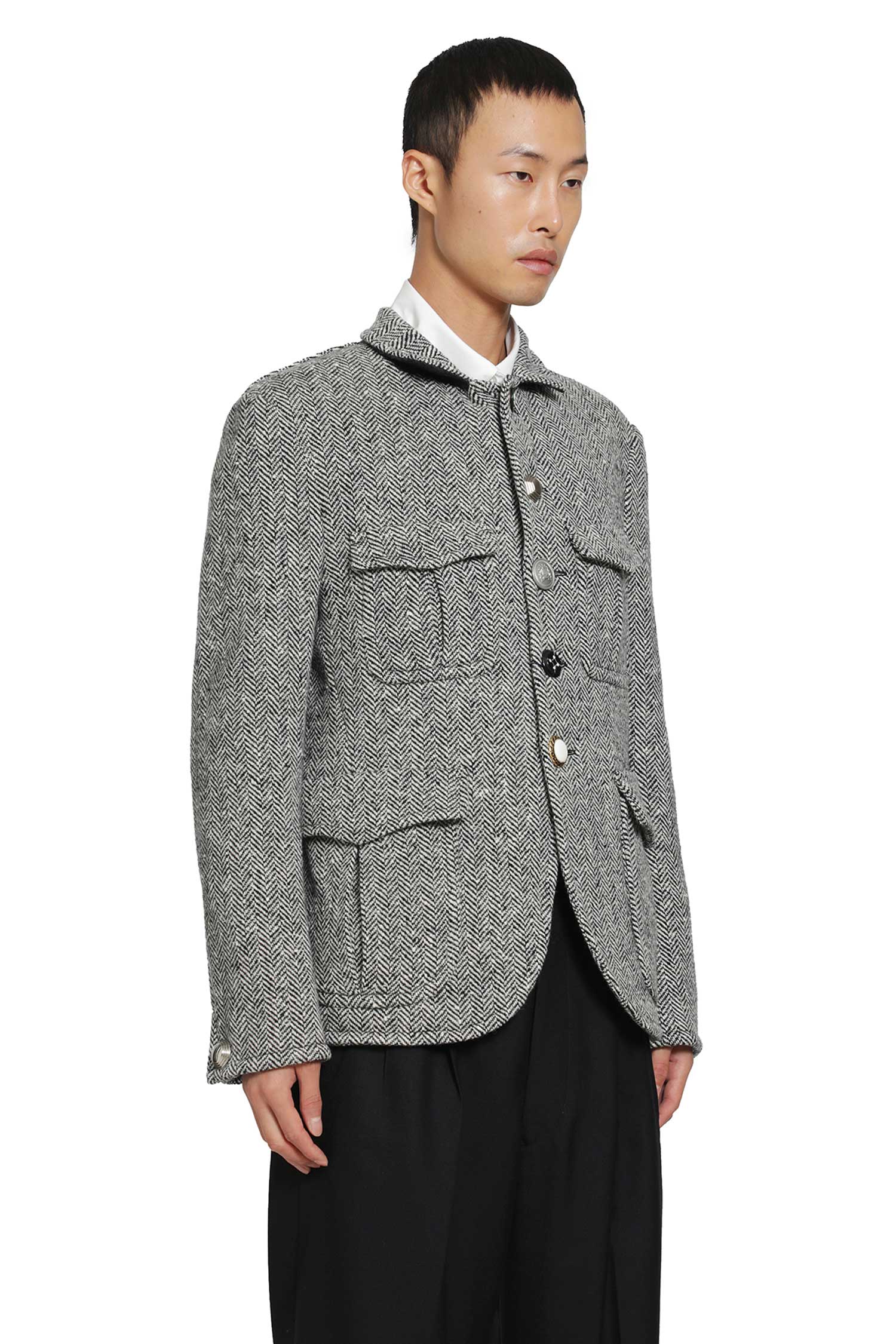 JUNYA WATANABE Herringbone Wool Jacket man