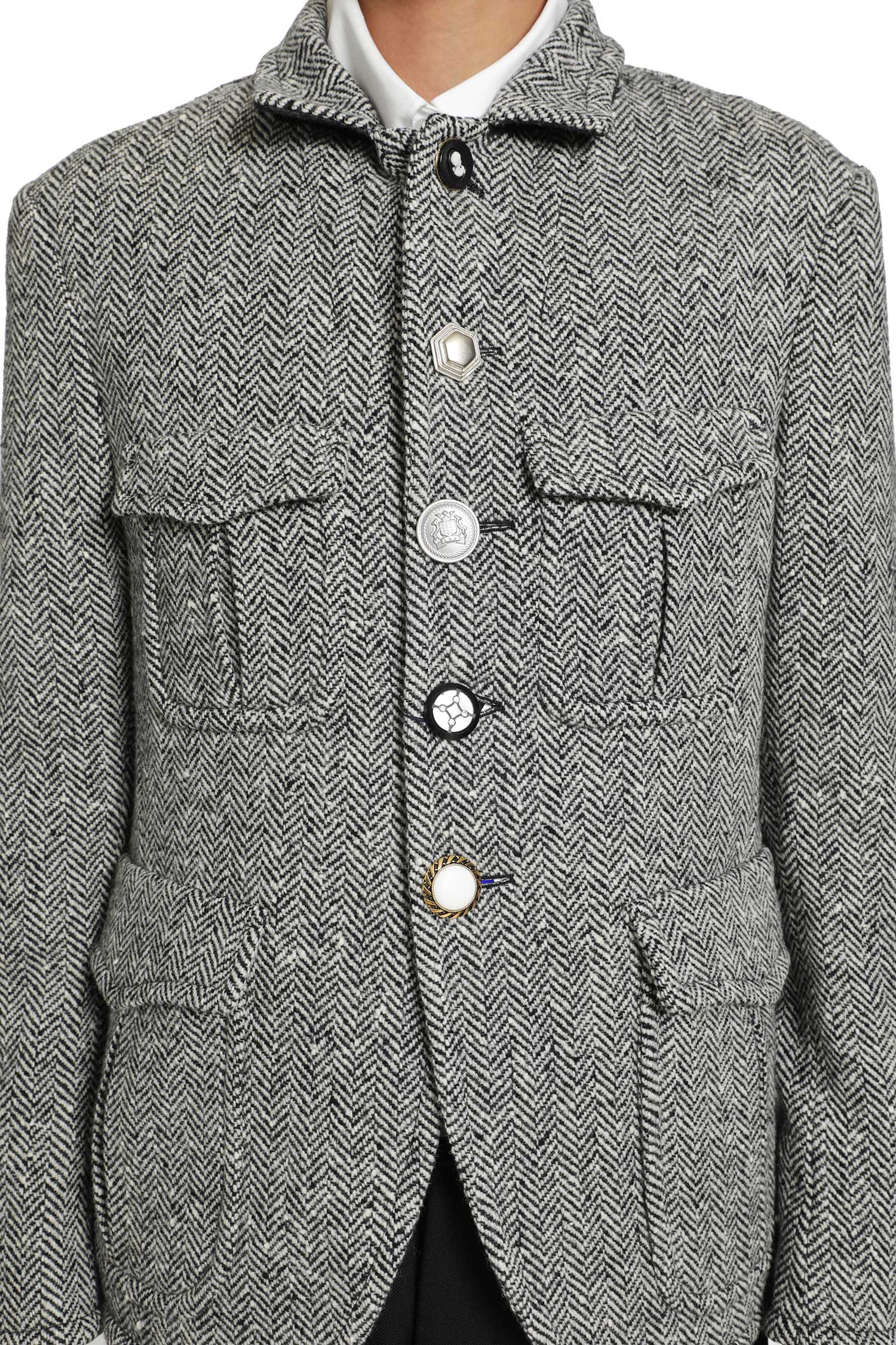 JUNYA WATANABE Herringbone Wool Jacket man