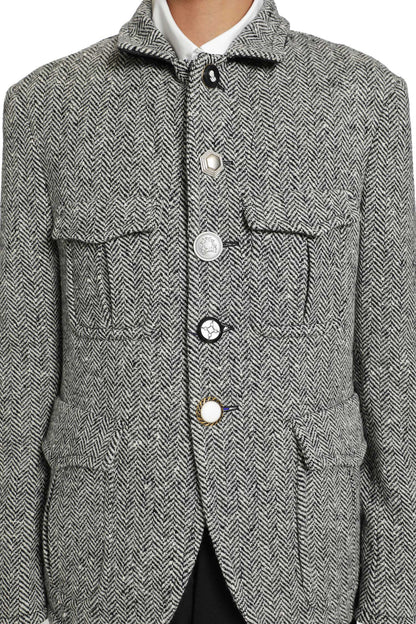 Herringbone Wool Jacket