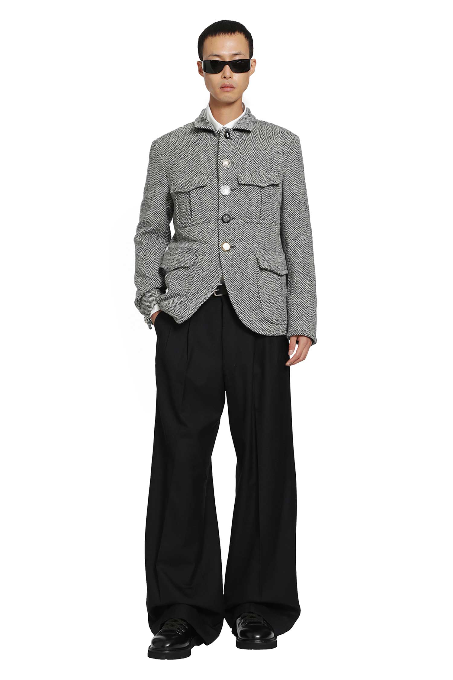 JUNYA WATANABE Herringbone Wool Jacket man