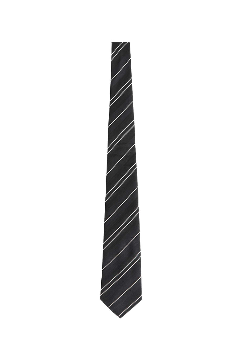 JUNYA WATANABE Striped Silk Tie man