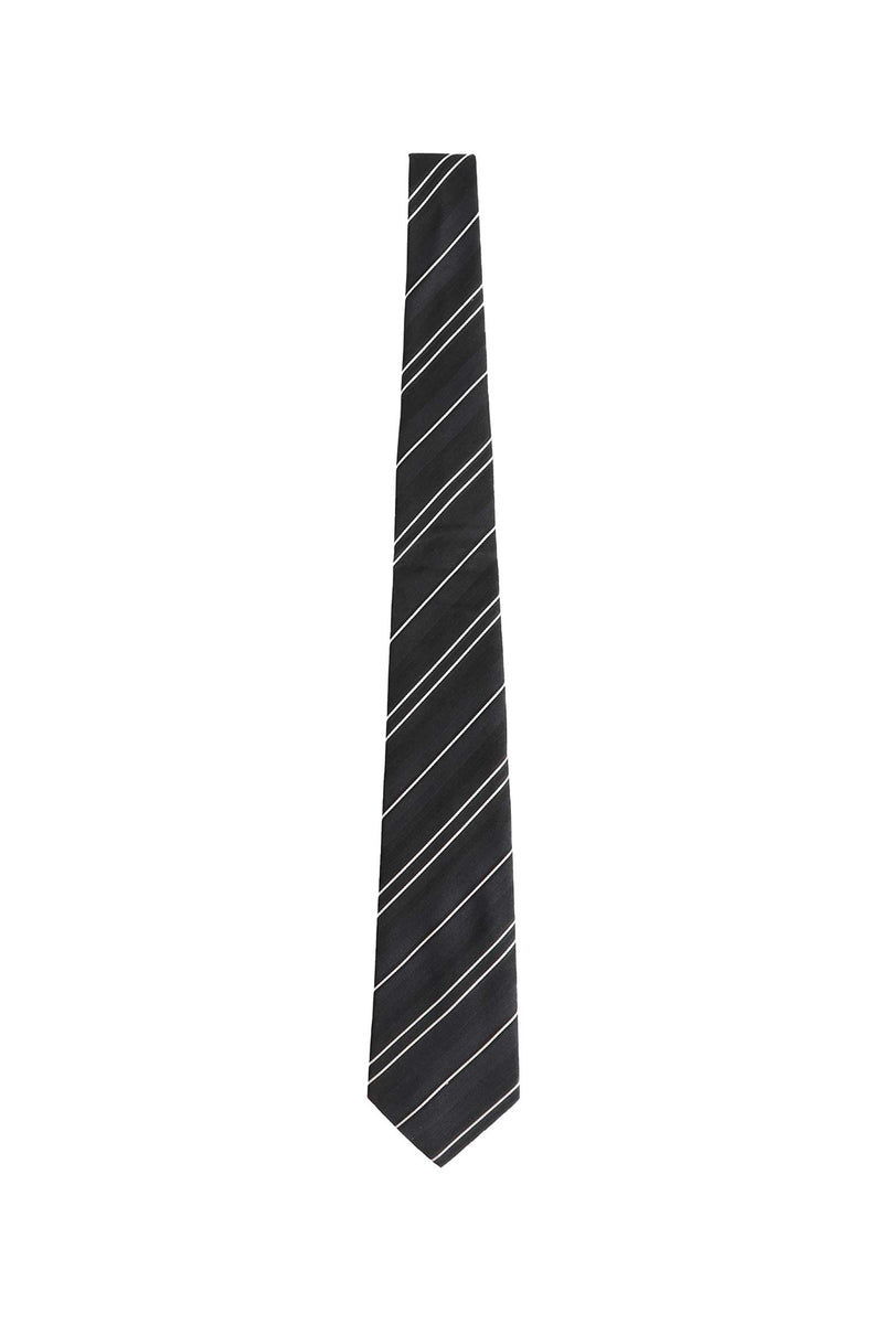 JUNYA WATANABE Striped Silk Tie man