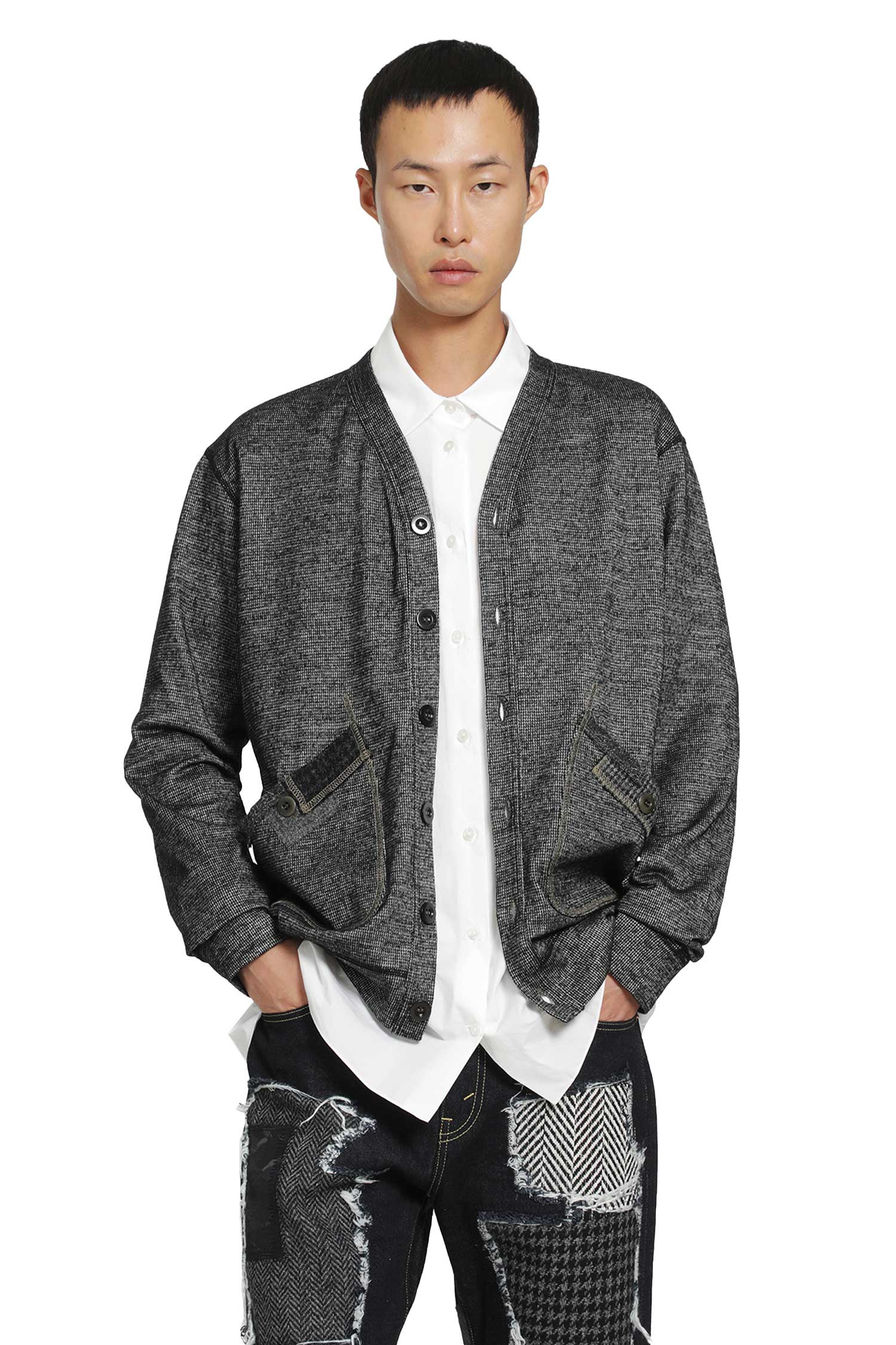 Wool Nylon Cardigan