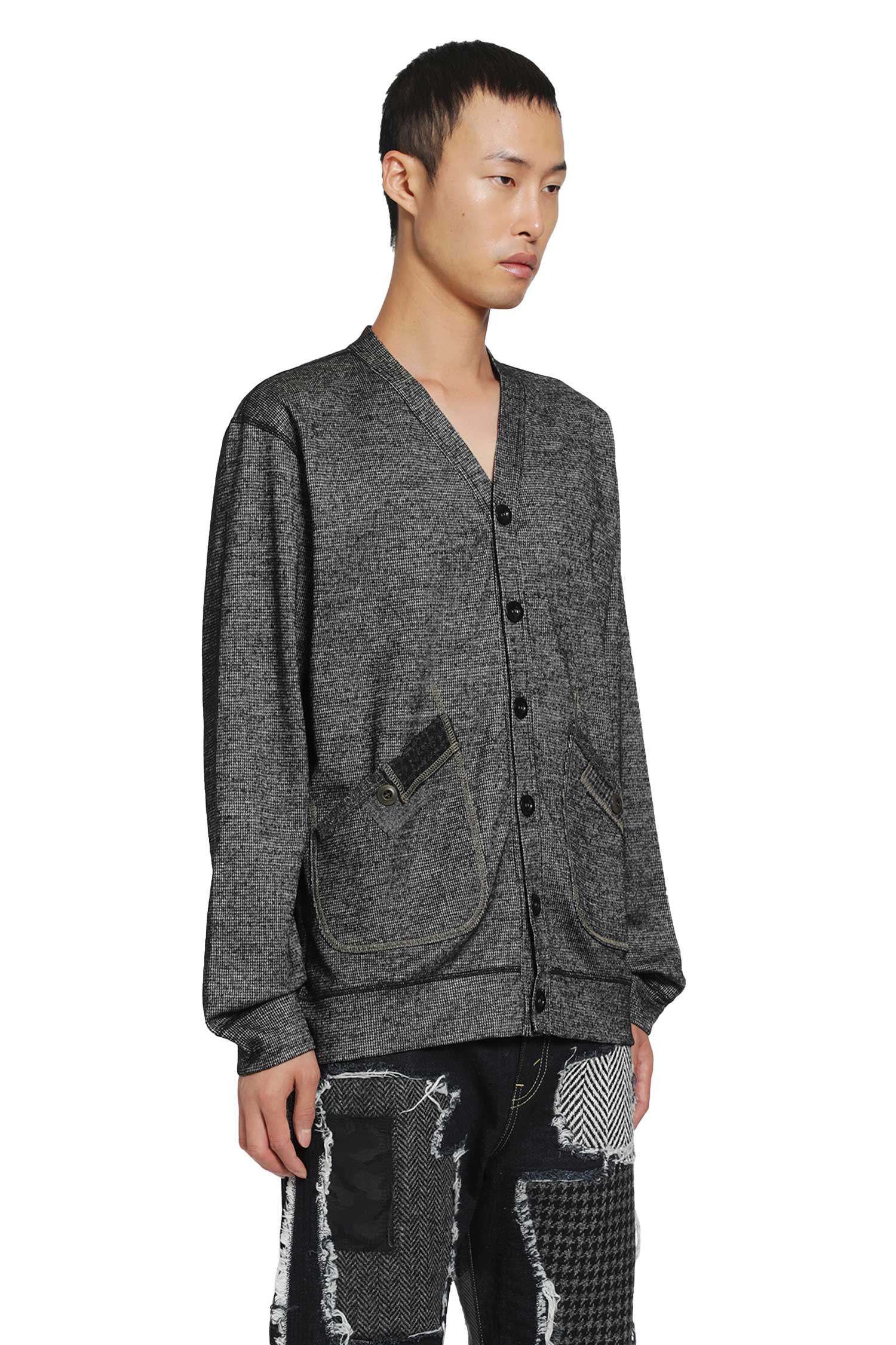 Wool Nylon Cardigan