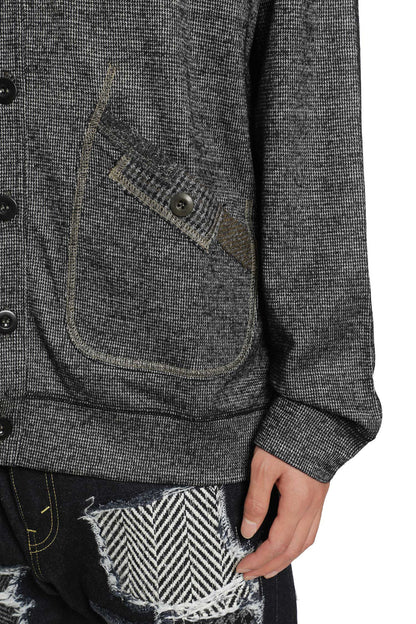 Wool Nylon Cardigan