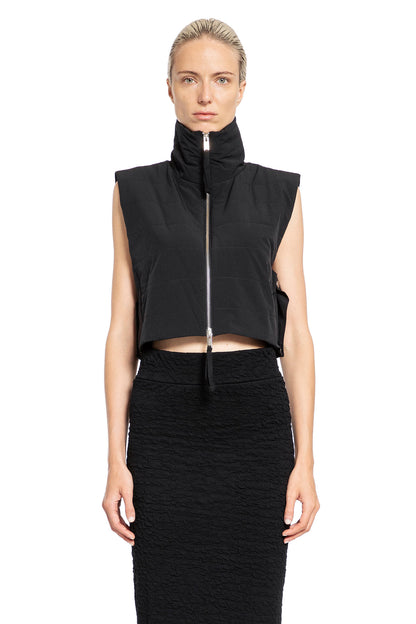 THOM KROM WOMAN BLACK VESTS